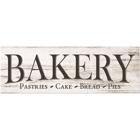 Bakery Rustic Wood Farmhouse Wall Sign 12x36