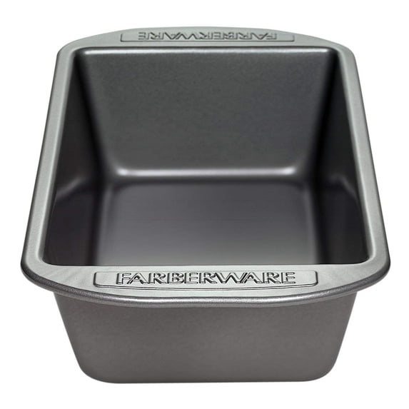 Bakeware 52105 9 x 5-Inch Nonstick Loaf Pan, Gray, This 9 x 5 loaf pan’s heavy-duty construction resists warping and heats evenly to brown beautifully and help reduce.., By Farberware