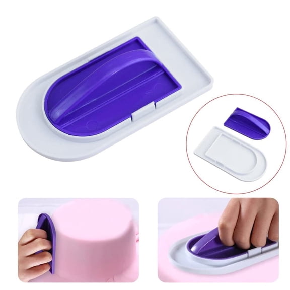Cake Leveler and Icing Smoother Tool for Precise Baking and Sugarcraft Decorating