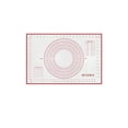 thumbnail image 1 of Bakeware Extra Large Non-Stick EVA Baking Mat with Measurements Rolling Dough Companion Non- Countertop Mat for Kitchen Three Layer Red Transparent, 1 of 3