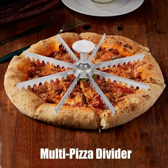 Bakeware Pie Marker Whole Pie Cutter 6 Slice and 10 Slice Aluminum Alloy Portion Divider Pie Pan Separator Baking Tools for Portions