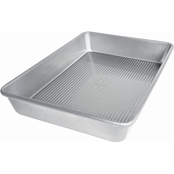 Bakeware Seamless Nonstick Rectangular Cake Pan, 9 x 13 inch