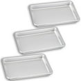"Bakeware Set 3 Aluminum Sheet Pans (6.5"" x 9.5""), NonToxic, Ideal