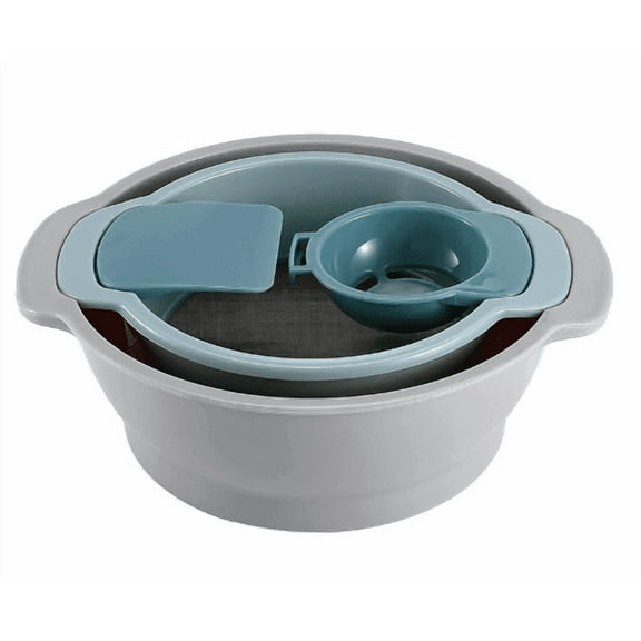 Bakeware Set,Home Multi Functional Flour Set: Dough Bowl And Egg Separator In One Baking Tools