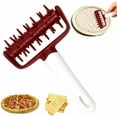 thumbnail image 1 of Bakeware Set,Non Stick Pizza Pie Dough Roller Pizza Hole Puncher Cake Pie Pizza Cookies Bread Dough Needle Roller Wheel Hole Punch Baking Tool, 1 of 9