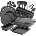 Bakeware Sets, Baking Pans Set with Kitchen Utensils, Nonstick Oven Pan
