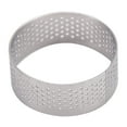 thumbnail image 1 of Bakeware Tart Rings 8 Inch Round Perforated Cake Ring Nonstick Stainless Steel Baking Tool for Culinary Uses High Performance for Everyday Cooking and Baking, 1 of 3