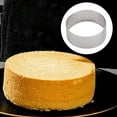 thumbnail image 1 of Bakeware Tart Rings 8 Inch Round Perforated Cake Ring Nonstick Stainless Steel Baking Tool for Culinary Precision and Everyday Cooking, 1 of 3