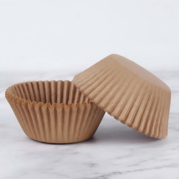 Bakexcel Natural Standard Cupcake Liners Muffin cake Greaseproof Paper Baking Cups 100-Count