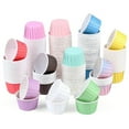 thumbnail image 1 of Bakexcel White Baking Cups,50pcs 3.5oz Cupcake Liners,Christmas Muffin Cupcake Liners, Cupcake Wrappers,Cupcake paper, Paper Cupcake Liners Holder,Disposable Ramekins,Muffin Pan Baking Cups, 1 of 6