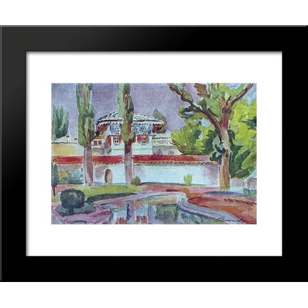Bakhchisarai. Khan's palace. 20x24 Framed Art Print by Pyotr Konchalovsky