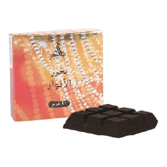 Bakhoor Al Anwar 40 gm Incense by Hamidi Home Fragrance Natural Hand Dipped Best Wood Scent Use with Mabkhara - Not Included