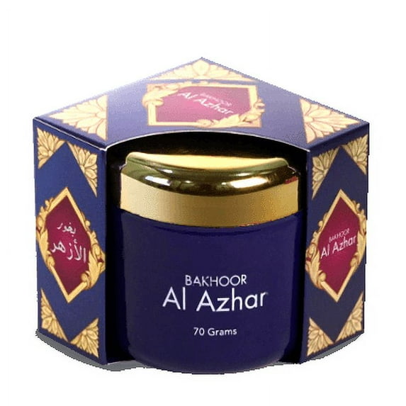 Bakhoor Al Azhar 70 gm Incense by Hamidi Home Fragrance Natural Hand Dipped Best Wood Scent Use with Mabkhara - Not Included