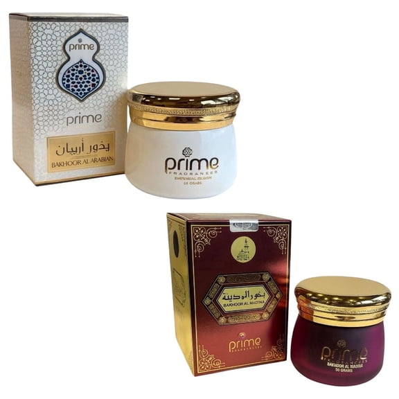 Bakhoor Arabian & Madina  Bakhoor Oud Incense 50g  Arabic Oud for Home Fragrance  Long Lasting Incense for Prayer, Meditation & Relaxation  Traditional Middle Eastern Aroma