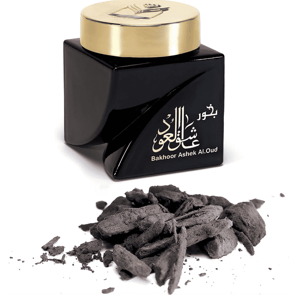 Bakhoor Incense Ashek- Al Oud - 30 by Almas Perfume, Beautiful Smelling Popular Oudh, Gentle to Burn and Slow to Release , Scent Lasts All Day Long