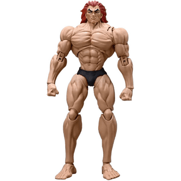 Baki the Grappler 2pcs Anime Figures Yujiro Hanma、Baki Hanma Action Figure Statue Anime Hanma Fighting Posture Movable Joints Character Model with Accessories 7inch