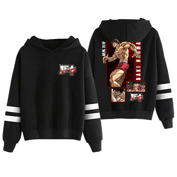 Baki Hanma Pullovers Hoodies Men Womens Pocketless Sweatshirts Casual Longsleeve Clothes