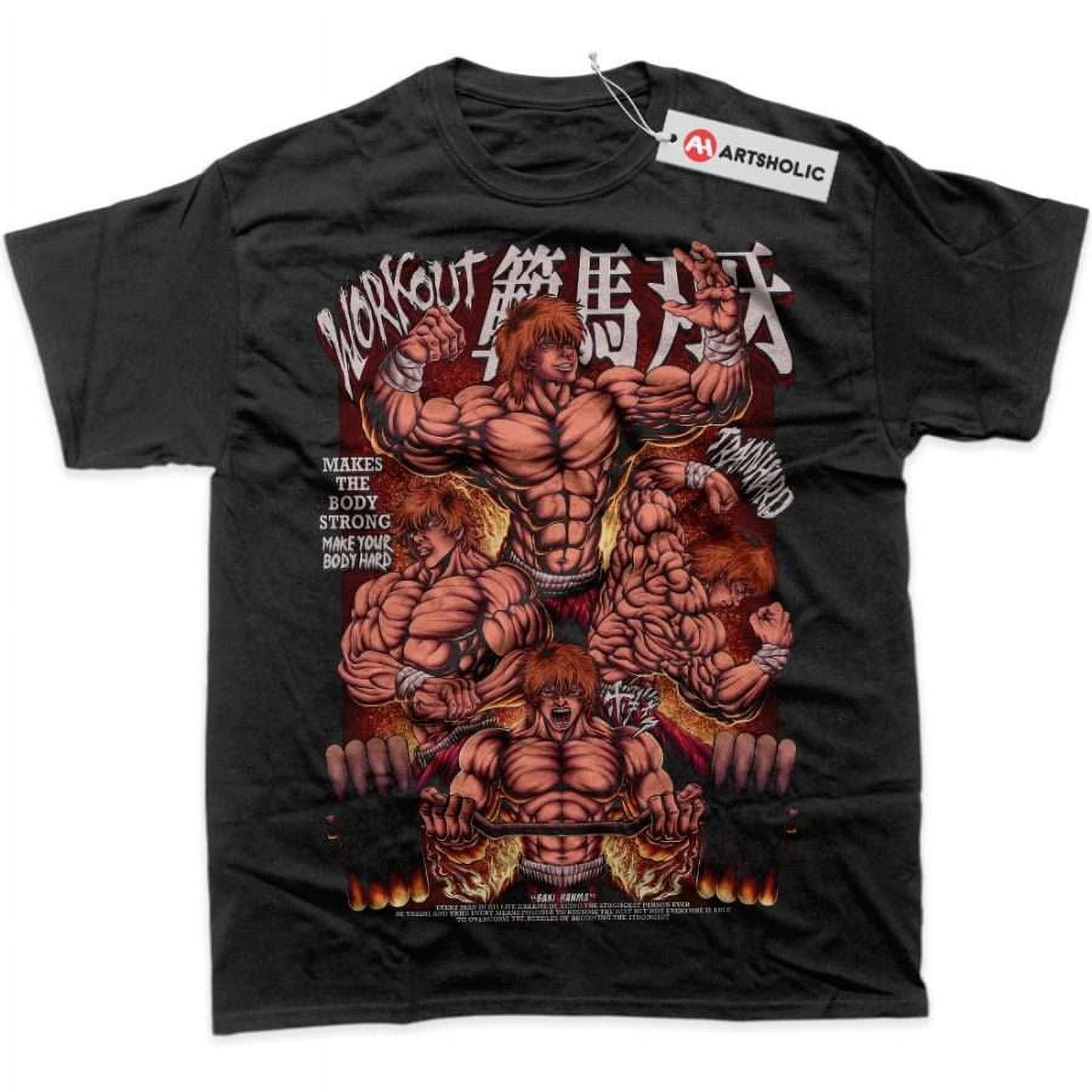 Baki Hanma Shirt, Anime Shirt, Graphic Artsholic Fan Art Merch T Shirt ...