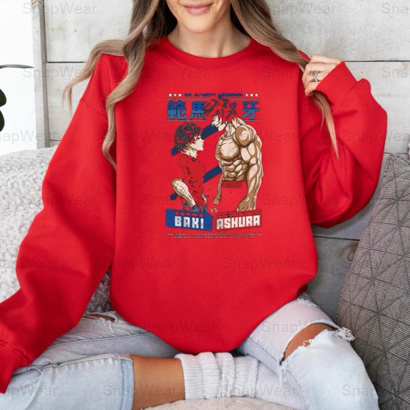 Baki Hanma The Grappler Yujiro Martial Art Fight Anime Manga Son T-Shirt Unisex, up to 5XL