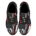 thumbnail image 1 of Baking American Flag Us Shoes Women's Fashion Sneakers Tennis Running Shoes for Men Women Black Size 6, 1 of 1