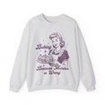 thumbnail image 1 of Baking Because Murder is Wrong Funny Sweatshirt for Women Mom Aunt Sister, 1 of 6
