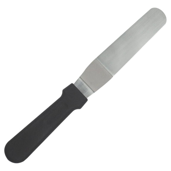 Baking Black Stainless Steel Cake Spatula, Thickened Offset Pastry Spatula for Cake Decorating, Icing, Kitchen, Baking Tools, Stainless Steel Frosting and Bread Knife