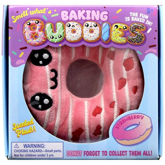Baking Buddies Strawberry Frosted Clip On Plush