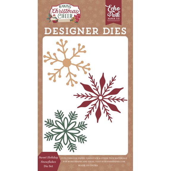 Baking Christmas Cheer: Sweet Holiday Snowflakes Small Die Set