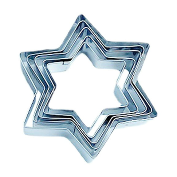 A Baking Cookie Molds Set With Stainless Steel Material For Home Kitchens Features Five Different Sizes For Creative Dessert Making And Ergonomic Handles