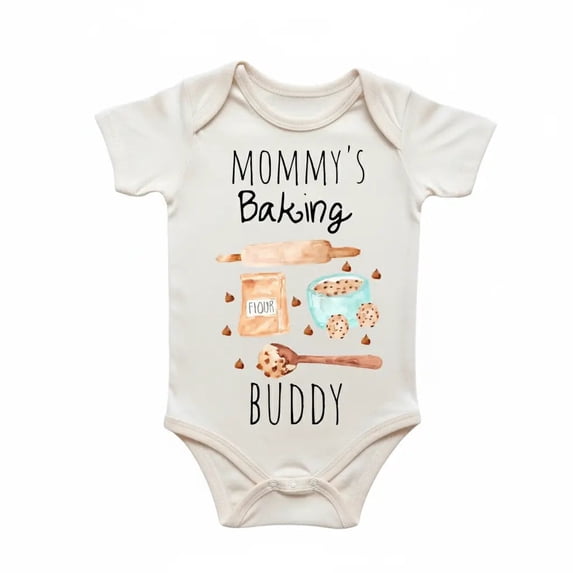 Baking Cookie Newborn Baby Bodysuit