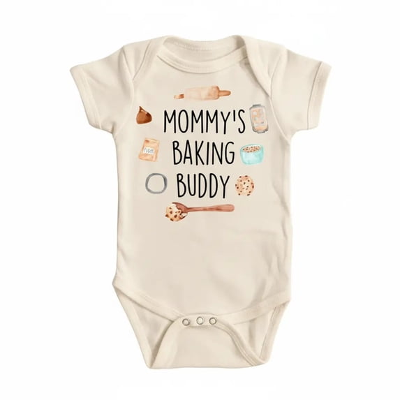 Baking Cookie Newborn Baby Bodysuit