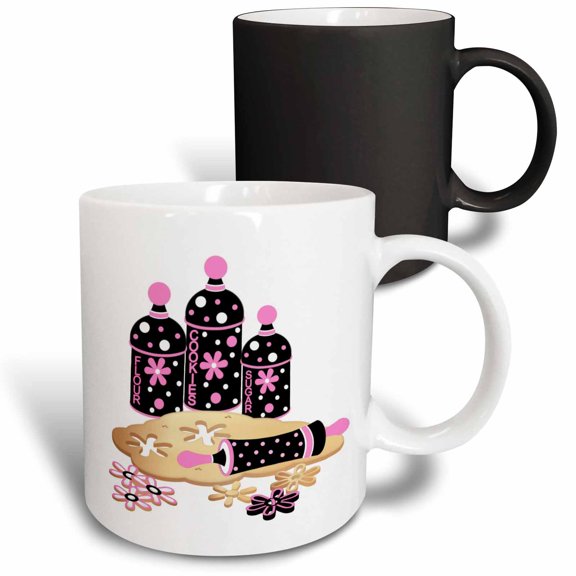 3drose, Baking Cookies, 11oz Magic Transforming Mug