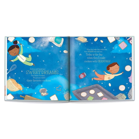 Baking Cookies Together Personalized Children's Story with Personalized Apron