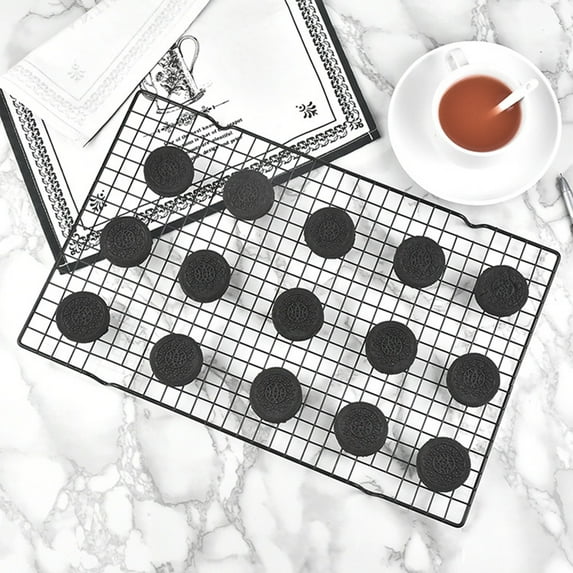 Cooling Baking Rack Cookie Cooling Rack Carbon Steel Air Circulation Adults Cooking 1Pack