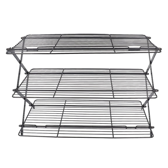 Baking Cooling Rack, Foldable Iron Ample Air Circulation Easy Storage Baking Cooling Grid For Cookies Biscuits