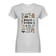 thumbnail image 1 of Baking Course Design Shaped T-Shirt Women -Image by Shutterstock, Female Medium, 1 of 2