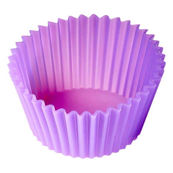 Baking Cups 1 Pack, Multi-color Reusable Silicone Cupcake Liners, Non-stick and Flexible Muffin Pans for Baking, Easy To Clean Cupcake Molds