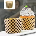 thumbnail image 1 of Baking Cups, Cupcake Liners, Oven-Safe Paper Molds for Even Baking, Yellow Kraft Paper, Pack of 100, 1 of 6