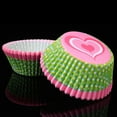 thumbnail image 1 of Baking Cups, Premium 100-Pack Paper Cupcake Liners, Oven-Safe Oil Paper Baking Muffin Tray with Soy Ink Design, 1 of 2