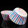 thumbnail image 1 of Baking Cups, Premium 100-Pack Paper Cupcake Liners, Oven-Safe Oil Paper Baking Muffin Tray with Soy Ink Design, 1 of 2
