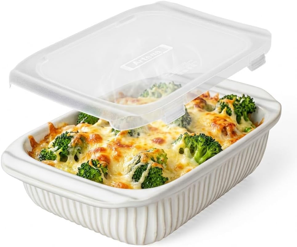 Baking Dish 2.3 Quarts, Casserole Dishes For Oven, Baking Pan With ...