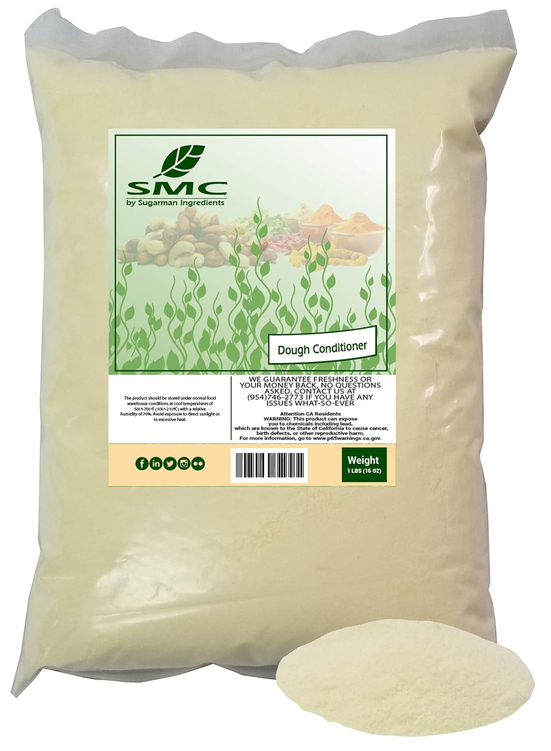 Baking Dough Enhancer1 Pound Dough Conditioner Improver Donut Enhancer