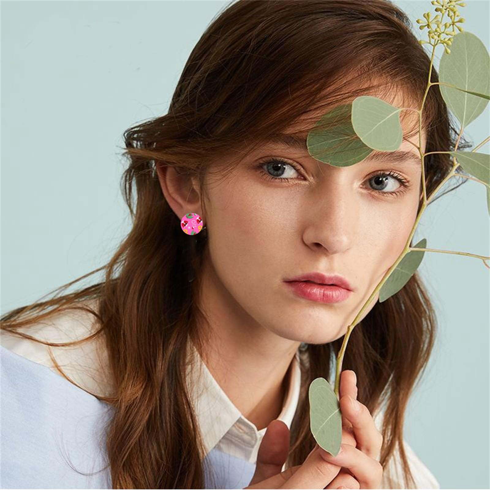 Baking Earrings Christmas Earrings Snowman Leaves Christmas Clothes