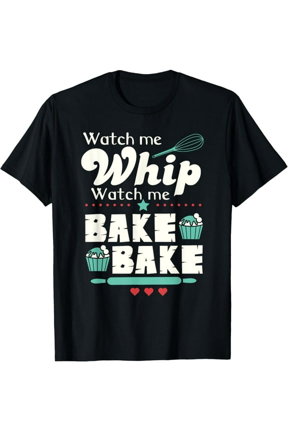 Baking Gifts for Women & Men Funny Cupcake Lover for Bakers T-Shirt100% pure cotton short-sleeved shirt for both men and women