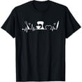 thumbnail image 1 of Baking Heartbeat Baker Bakery Owner Pastry Chef T-Shirt100% pure cotton short-sleeved shirt for both men and women, 1 of 6
