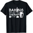 thumbnail image 1 of Baking Is My Therapy Shirt Cookie Lover Holiday Baking Team, 1 of 4