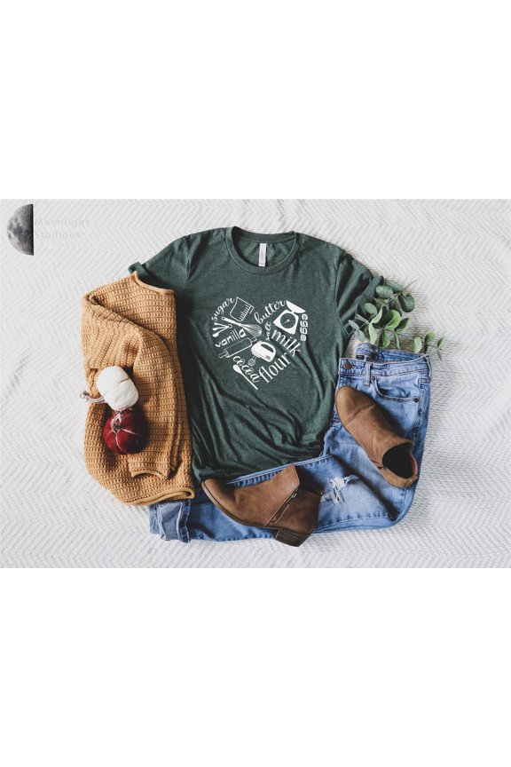 Baking Love Shirt, Baking Shirt, Chef Shirt, Chef Mom Shirt, Baking Lover, Baking Lover Gift, Baking Time, Cooking Shirt, Cooker Shirt TSHIRT All Size S-5XL