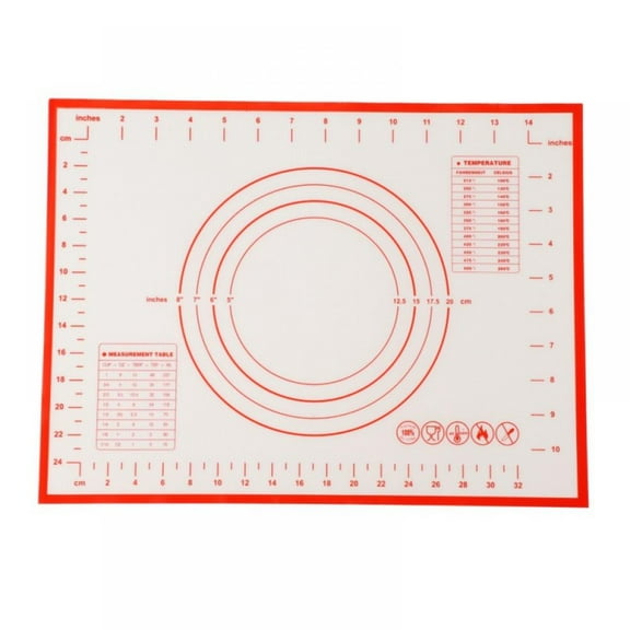 Baking Mat, Non-Stick Pastry Useful Mat Extra Large with Measurements for Baking - Pizza Dough Rolling Mat Heat-Resistance