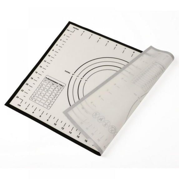 Baking Mat, Non-Stick Pastry Useful Mat Extra Large with Measurements for Baking - Pizza Dough Rolling Mat Heat-Resistance