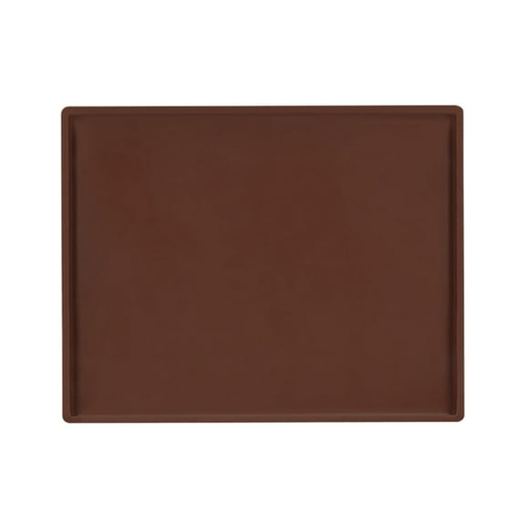 Baking Mat Non Stick Silicone Oven Liner for Cookie Sheet Heat Resistant Multipurpose Baking Pan Liner for Dehydrating Fruit Reusable Kitchen Baking Sheet Protector for Home Bakers 12.2 x Brown